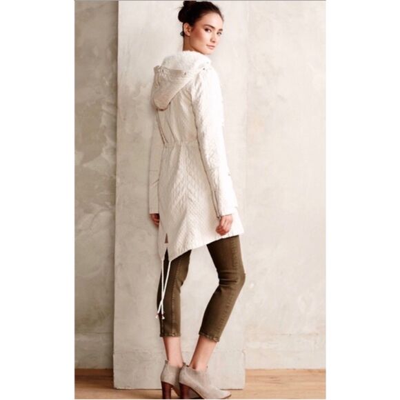 Anthropologie Hei Hei Lunan Anorak Hooded Jacket with Removable Sherpa Lining 6 - Picture 4 of 15